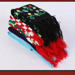 Christmas LED Scarf - Knitted Multicolor Light-Up Scarf for Kids and Adults