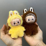 Fack Protective Cover Scratch Resistant Face Mask For Labubu V4 The Monsters Pin for Love Series Doll Clothes Outfit Accessories