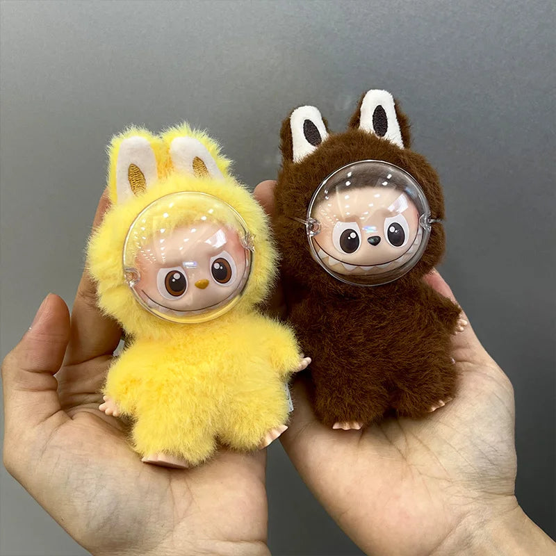 Fack Protective Cover Scratch Resistant Face Mask For Labubu V4 The Monsters Pin for Love Series Doll Clothes Outfit Accessories