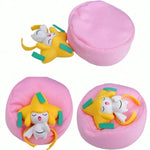 Pokemon 6 Styles Genuine Toys Pikachu Bulbasaur Snorlax Jirachi Komala Cute Anime Figure Model Dolls With Dustproof Cloth Pad