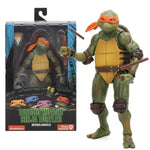 Ninja Turtle Anime Action Figure Neca 1990 Film Version Edição limitada, Estátua de PVC Presentes de Aniversário do Menino