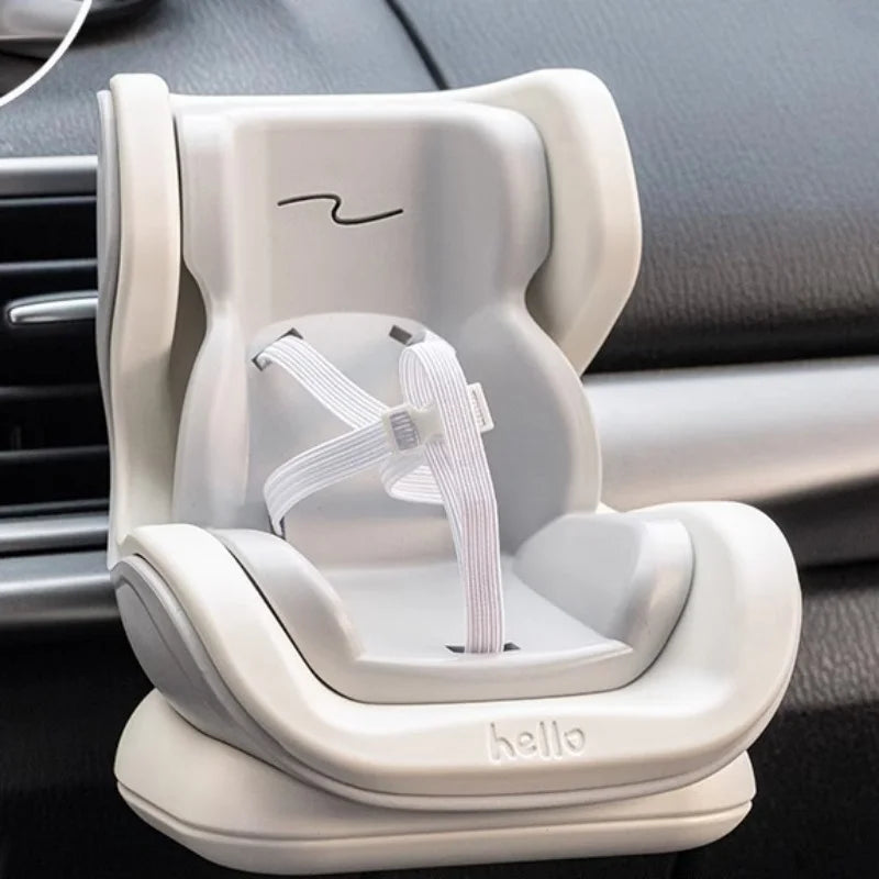 Doll Accessory For Labubu Plush Doll Car Accessory Compatible Car Air Conditioning Vent Cute Car Decoration Hanging Ornament