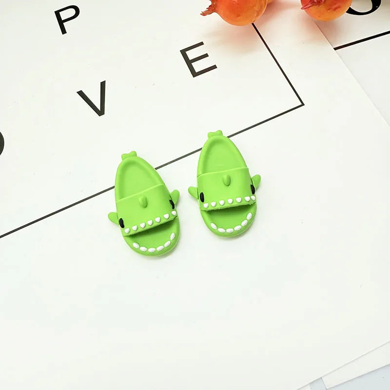 1 Set Hawaii Original Luxury Clothes for Labubu V1 V2 Cute Shark Duck Shoes Shirt Pants Glasses Beach Clothes Suit for Labubu