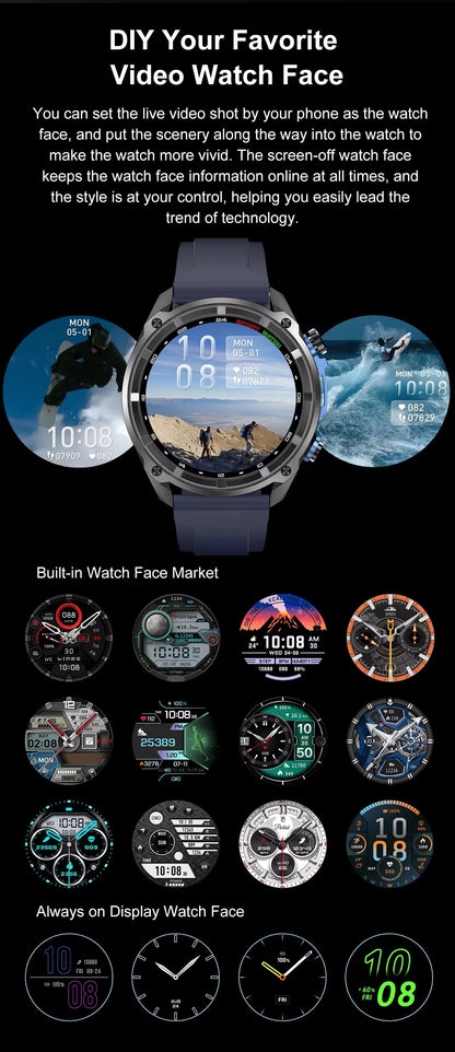 Military Smart Watch DT G1 GPS Track Compass Altimeter Bluetooth Calling 860mAh Battery DTG1 Men Outdoor Sports SmartWatch