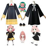 Halloween  X Familie Anya Vervalser Cosplay Kostuum Anime Cosplay   Volwassen Kleding Inclusief Sokken Duivel Hoorn Hoofddeksels
