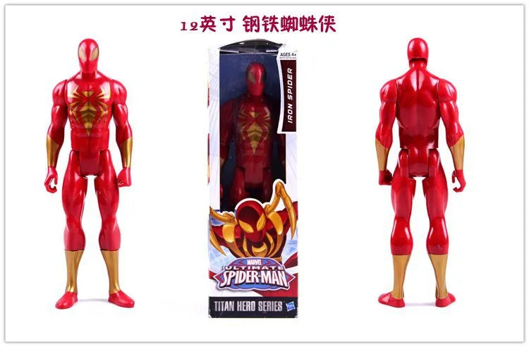 Hasbro 12 Inch Captain America Wolverine Iron Man Thor Spider Man Patriot Black Panther Figures Moving Doll Model Toy Gift