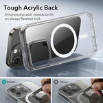 Luxury Magnetic Wireless Charge For Magsafe Case for iPhone 16 15 14 13 12 11 Pro XR XS Max 7 8 Plus Back Cover Transparent Case