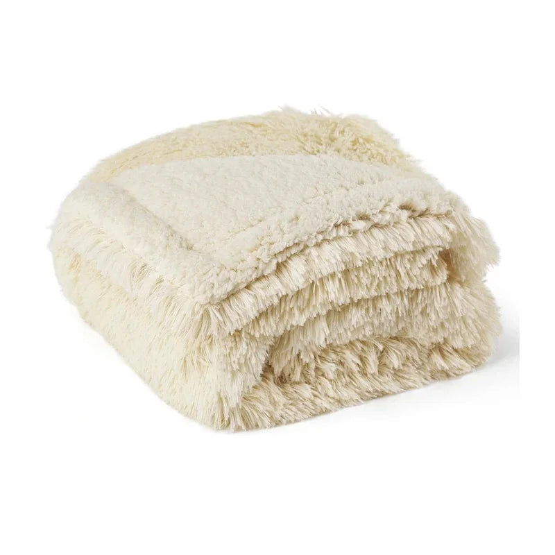 2025 New Waterproof Blanket for Couple, Large Size for Beds Bedroom Throw Luxury Shaggy Warm Blankets Lovers Microfibre-blanket