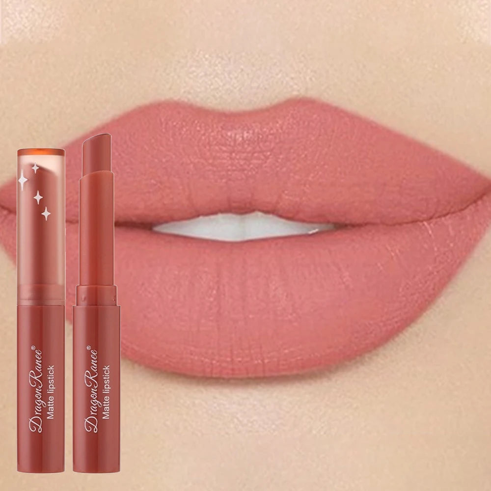 Nude Matte Lipstick Waterproof Lip Sticks Not Fading Sexy Red Velvet Lipsticks for Women Make Up Long Lasting Lip Cosmetics