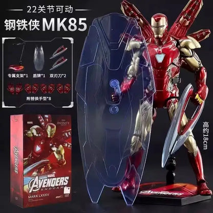 Hot Mk47 Mk41 Mk16 Iron Man Collectible Action Figure Toy Model For Boys Birthday Gift Movable Parts Robot Figurine Plaything