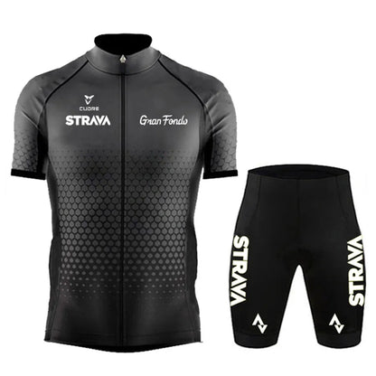 Maillot de cyclisme STRAVA pour homme