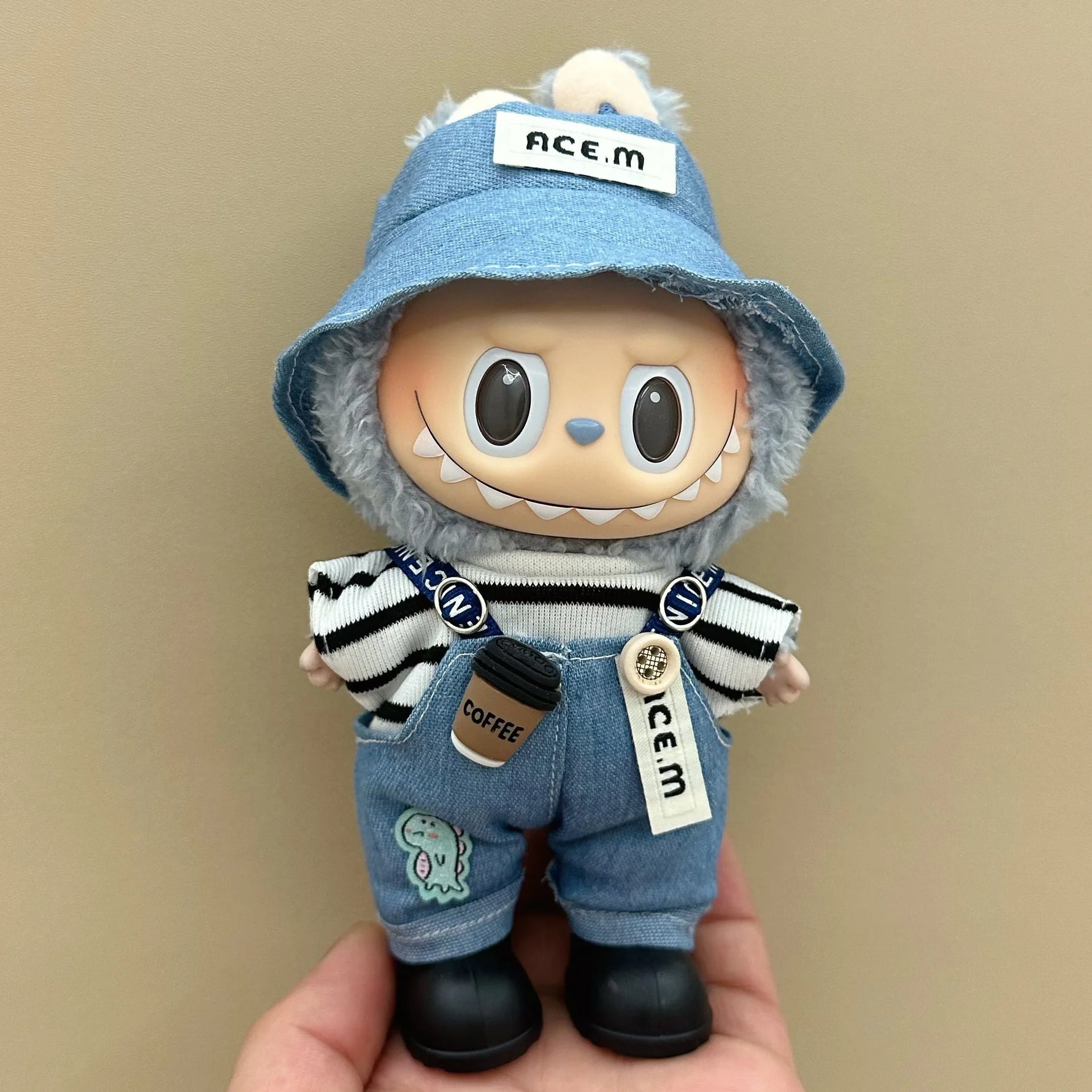 For 17cm V1V2 Labubu  Doll Fashion New Style Set Doll Replacement Clothing