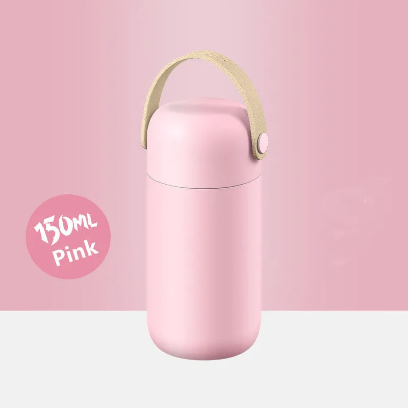 150ml Mini Double Stainless Steel Thermos Mug Fashion Portable Pocket Vacuum Flask Coffee Tea Thermal Water Bottle Tumbler