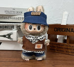 17cm Labubu Doll Capybara Costume Suit V1 V2 V3 Clothes Set Plush Toy Outfit Accessories