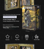 Jungle Sniper 1/6 Soldier Model - Joint Movable Special Forces Doll Handmade Military Action Figure Tactical Collectible Toy