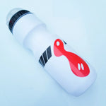 750ML Portable Cycling Equipment Cycling Bottles Mountain Bicycle Water Bottle Outdoor Sport Camping Drink Jug Free Cup Holder