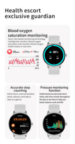 2025 Ultra-thin Durable Women Smart Watch 1.43" Amoled Screen Wireless Call Sports Health Fitness Women Watches For Android iOS