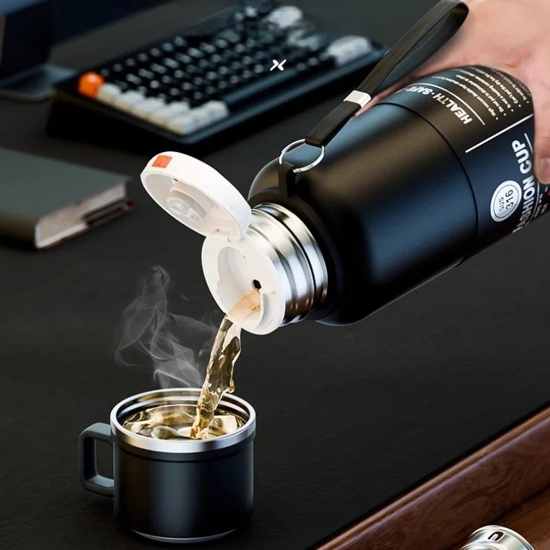 GIANXI Thermos Portable Stainless Steel Thermal Mug Tumbler Vacuum Flasks Cold And Hot And Ice Thermal Water Bottle Car Tea Cup