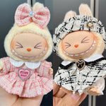 Sweet Princess Style Doll's Cloth for Labubu 17cm The Monster Outfit Accessories Clothing DIY Kids Gift High-quality Dress Cloak
