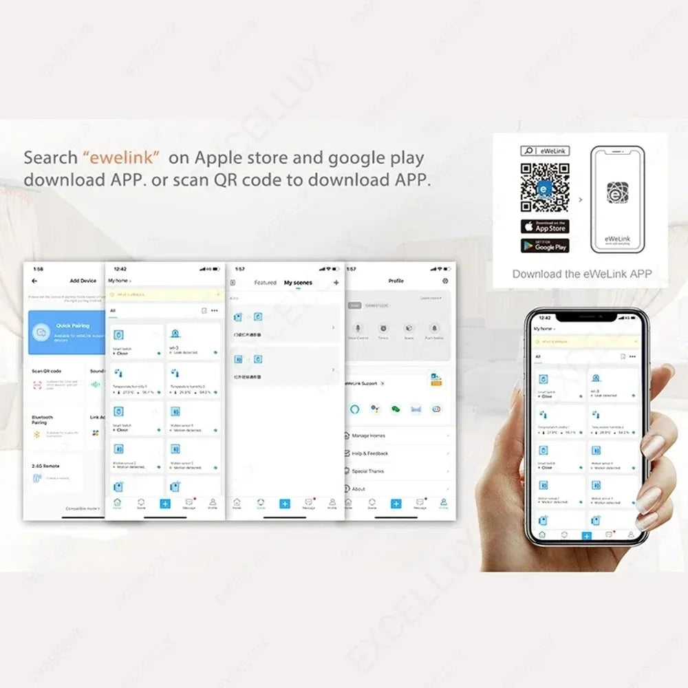 Smart Gateway Hub Multi-model Smart Home Bridge WiFi Bluetooth ZigBee APP Wireless Remote Control Alexa Google