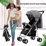 3 in 1 Baby Stroller Prams Lightweight Stroller Compact Foldable Stroller Newborn Stroller Travel System Pushchair Baby Buggy