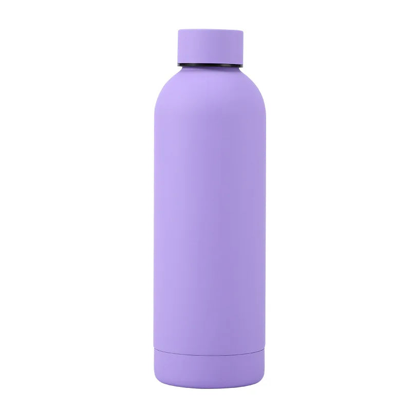 New Steel 500ml Small Mouth Bottle Outdoor Sports USA Style Portable Thermos Cup Cool Water Bottle