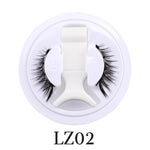 YSDO Magnetic Eyelashes Reusable Winged Magnetic 3D Mink lashes Long-Lasting No Glue Needed False Eyelashes with Tweezer Makeup