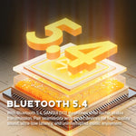 Sansui DT11 ANC Wireless Bluetooth 5.4 Headphone -45dB Active Noise Reduction Headsets 50H Playtime Over Ear Retro Earphones