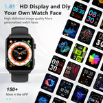 New 2025 Blackview R30 Max Smartwatch with LED Flashlight 1.91'' TFT Screen Health Monitor Bluetooth Watches for Men Women Gifts