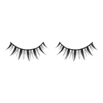 DINGSEN Fake Eyelash Anime Lashes 5 Pairs Little Devil Eyelashes Natural Daily Makeup Manga Eyelashes Clear Band Eyelashes