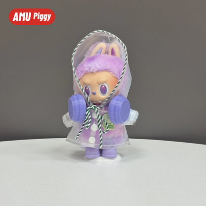 Doll Clothes: Baby Clothes Third Generation, Front High Energy Set, Sitting Party, Macaron,Only clothes