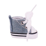 3.8cm Doll Canvas Leather Shoes For labubu 17cm Doll Clothes Accessories Girl's Toys Gift