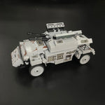 Military Patrol German Opel truck anti-aircraft gun Weapon Building Blocks WW2 Army Soldiers Brinquedos Bricks Classic Kids Toys