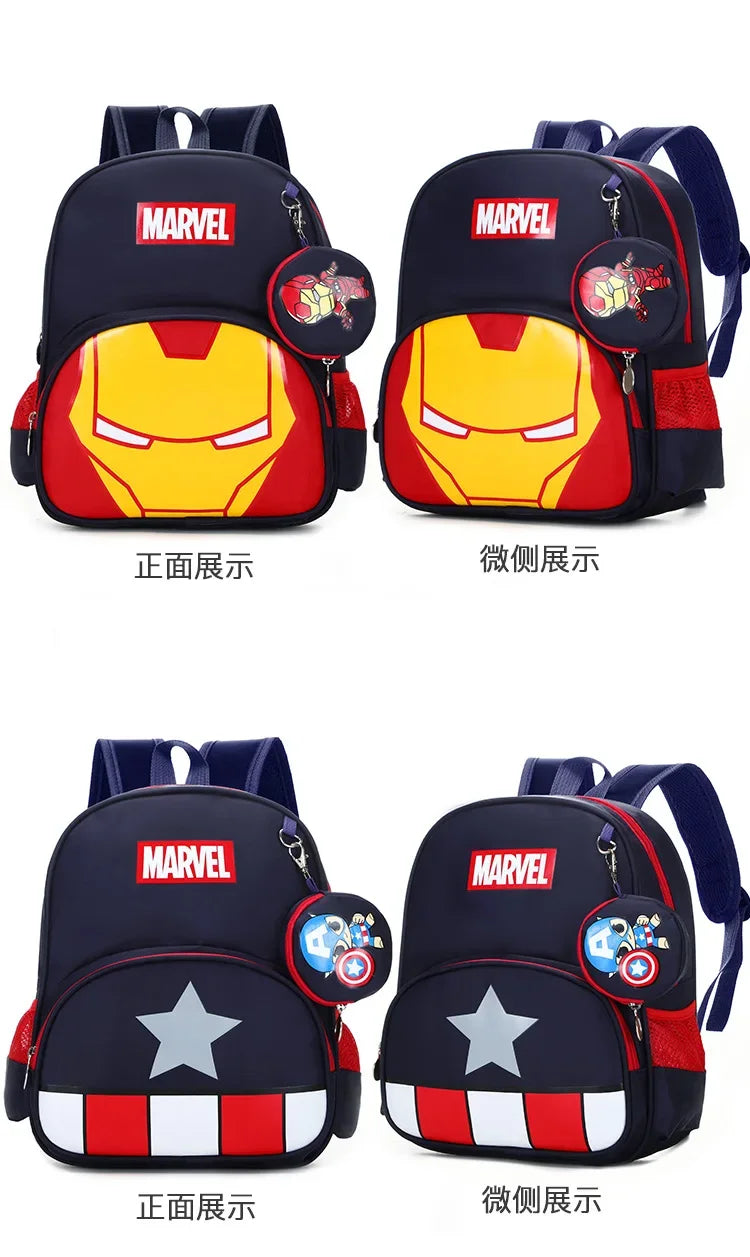 New Children School Bag Boys Girls Spider Man Cartoon Kindergarten Schoolbags Kids Orthopedic Backpacks 4-13 Year