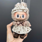 For 17cm Mini Doll'S Clothes for Labubu V1 V2 Cute Fashionable Doll'S Clothes Outfit Accessories