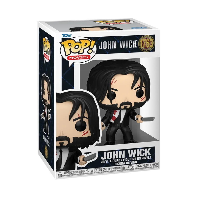 Funko POP Original John Wick Anime Figure 1763 Action Figure Toys for Boys Girls Gift Collectible Model Ornaments