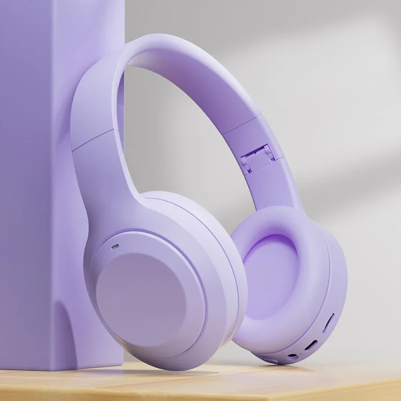 #Wireless Bluetooth 5.3 Headphones Over Ear HIFI Stereo Headsets True Sport Gamer Earphone TF/AUX Music Player with HD Mic Gifts