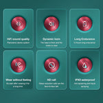 Lenovo SH1 Wireless Earphone Bluetooth 5.0 Neckband Headphone HIFI Sound Sport Magnetic Headset IPX5 Waterproof Earbuds with Mic