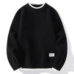 New Autumn Winter Mens Mock Neck Sweaters Knitted Pullovers Fashion Casual Knitwear Men Youthful Vitality Sweater Pullover Man