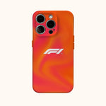 Orange F1 Racing Car Phone Case for IPhone 16 15 14 13 12 11 X XS XR XSMAX 7 8 Pro Max Plus Double-layer Back Cover