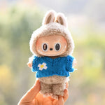 17cm Cute Mini Plush Doll'S Clothes Outfit Accessories For Korea Kpop Exo Labubu Idol Dolls Sweater Clothing DIY Kids Girl Gift