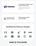 Baseus Bowie 30 Max Bluetooth Headphones 45dB Noise Cancellation Hi-res LDAC Over Ear Headset 3D Spatial Audio Wireless Earphone