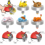 Genuine Pokemon Toys Ball Battle Gyro Pikachu Charmander Squirtle Mew Action Figure Model Pokeball Birthday Gift For Childre