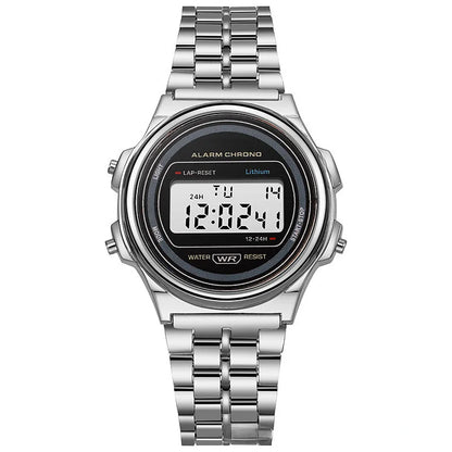 Retro Square Electronic Watches Digital Display Women Men Watch Rose Gold Silver Luxury Ladies Wristwatches Relojes Para Mujer