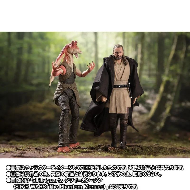 Bandai Original Genuine Anime Star Wars: Episode The Phantom Menace Jar Jar Binks S.H.Figuarts 16cm Model Action Figure Toy Gift