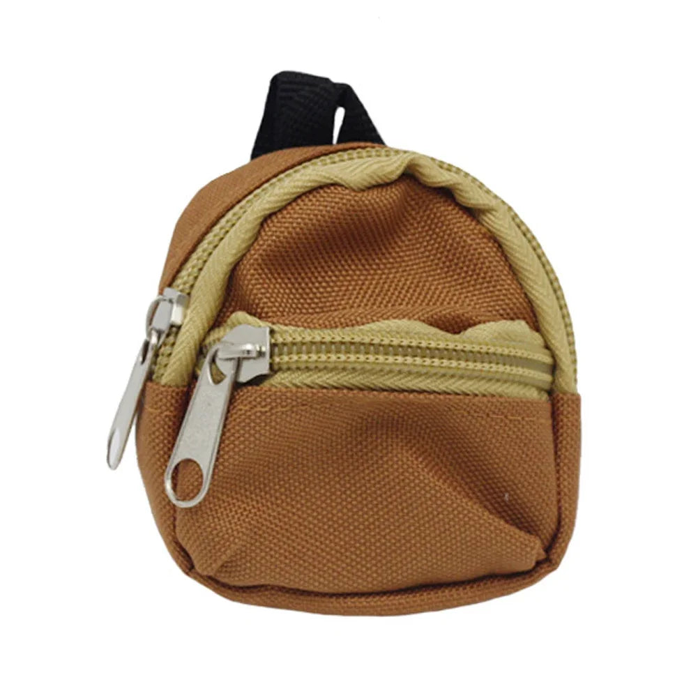 Labubu Canvas Doll Backpack - Multi-Size for 20cm Plush & 1/6 BJD Barbie Blythes Ropa Fashion Accessory