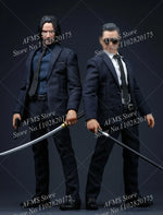 AT custom 1/12 Scale Collectible Figure Figure John Wick Keanu Reeves Full Set 6" Anime Men Soldier Action Figure Model