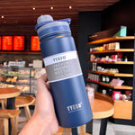Tyeso 530/750ML Thermos Bottle Stainless Steel Vacuum Flask Travel Cup Insulated Water Bottle Sport Thermal Cup Mug Hot Cold Mug