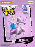 In Stock KEEPPLEY Pokemon 02 Charizard Gengar Gardevoir Dragonite Garchomp Eevee Venusaur Blastoise Assembled Movable Model Toys