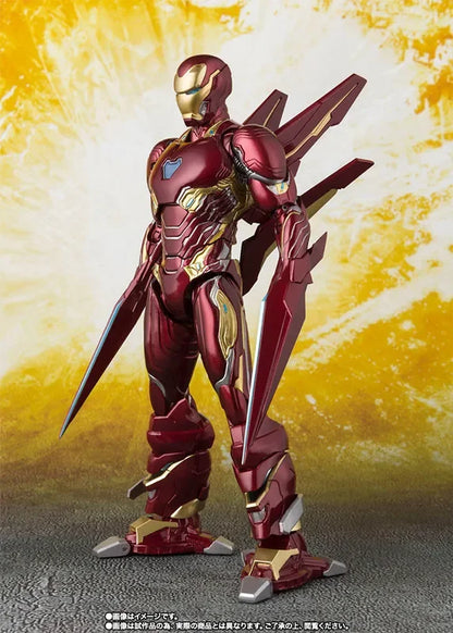 Iron Man MK50 Marvel SHFiguarts Marvel Legend Nano Metal KAIYODO YAMAGUCHI Tony Stark Action Figure Model Toys Collection Gift